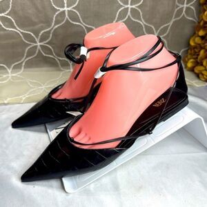 (Z) Zara, flat pointed toe shoes, ankle straps, sizes US/EU 37/6.5, 36/6
